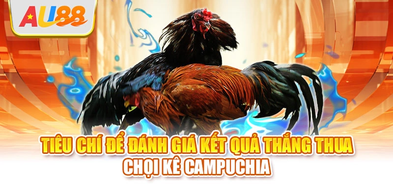 Tiêu chí để đánh giá kết quả thắng thua chọi kê Campuchia