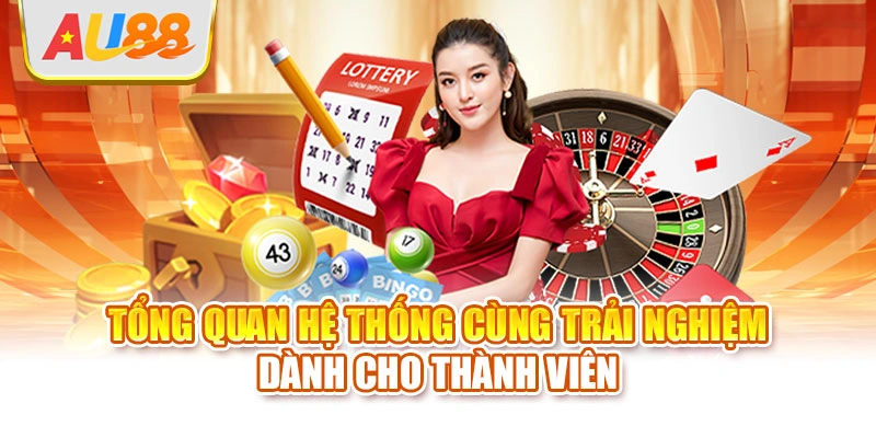 Tổng quan hệ thống cùng trải nghiệm dành cho thành viên